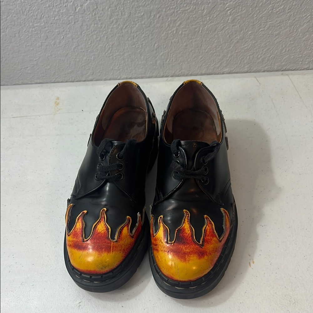 Vintage Dr Martens Flame Men's Shoes Sz 6